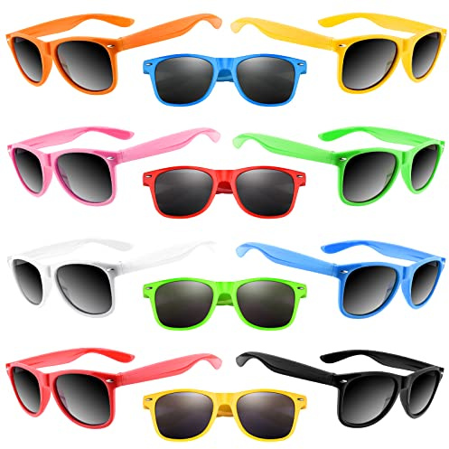 TUPARKA 20 Pack Kids Sunglasses Summer Party Supplies Goody Bag Fillers for Pool Party Birthday Party Favors (Mixed Colors)