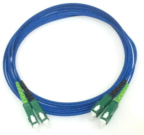 DG Systems - Cavo fibra ottica SC/A duplex monomodale - Made in Italy (10 mt)