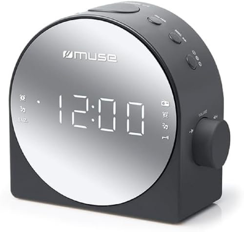 Muse Dual Alarm Horloge Radio PLL M-186CMR