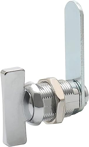 Security Mailbox Lock,Letter Post Box Lock, Thumb Operated Offset Cam Lock,Keyless Twist Cabinet Mailbox Drawer Lock Latch,100% Metal Replacement Lock Cylinder For RV Compartment Camper Storage Door (