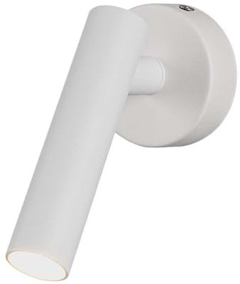 V-TAC VT-412-M Faretto LED Orientabile applique comodino da parete luce lettura colore bianco 4000K tipo lampada hotel - sku 10293