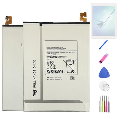 HIGHAKKU Replacement Battery EB-BT710ABE Compatible with Samsung Galaxy Tab S2 8.0 Inch SM-T710 T710 with Tools