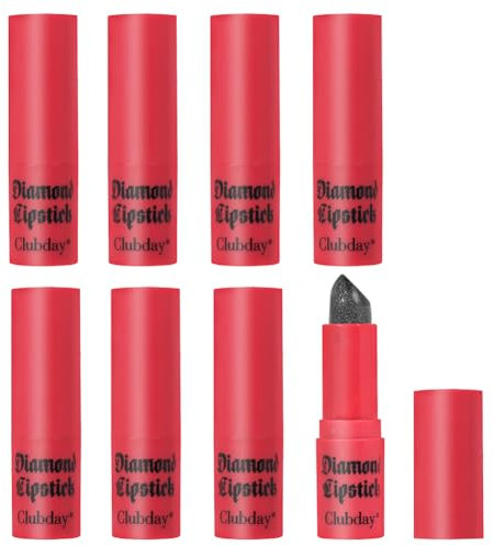 Glitzer-Lippenstift, 8 Stück Matte Glitter Lipstick Wasserdichter Lang anhaltender Lipgloss Diamond Metallic Funkelnder Matt Lippenstift Lip Gloss für Frauen Lippen Make-up Geschenk
