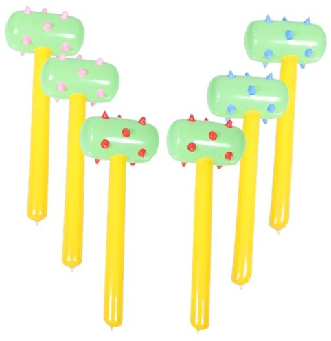 MOLUCKFU 6stücke Aufblasbarer Hammer Aus Pvc-material Kinderspielzeug Für Geburtstage Farbiges Partyrequisit Für Zuhause Und Feiern