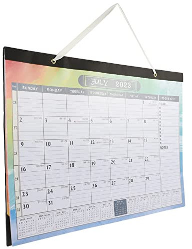 HONMEET Personalisierter Monatskalender Hängekalender Haushalt Multifunktionskalender Mit Notizfunktion Einfach Aufzuhängen