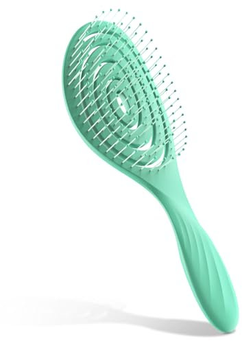 SHINLEA Spazzola per capelli senza tirare, spazzola per massaggio del cuoio capelluto, spazzola per il massaggio per donne, uomini e bambini, spazzola districante anche per ricci e capelli lunghi