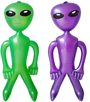 HDGSAFD 2-pack utomjording ballonger, uppblåsbara roliga festdekorationer