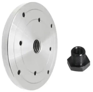 TBGCXJSV 1SET Piastra Frontale per tornio per Legno per mandrino per tornio per Lavorazione del Legno filettato M33 M18 da 1 Pollice Piastra Frontale flangiata da 2 (M18 x2,5-150 mm)