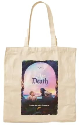 JWPPPATD Our Flag Means Death Cotton Canvas Bag Tote Grocery Unisex Shopper Travel Ladies Fashion Foldable Women Fabric Shoulder Bag