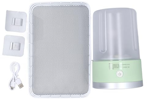 Lavatrice portatile Piccola lavatrice elettrica Lavatrice da viaggio compatta per vestiti per bambini Biancheria intima Dormitori di hotel ABS TPE Silicone 20 x 13 x 13 cm (Green)
