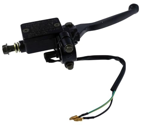 2EXTREME Bremszylinder 50ccm GY6 4T kompatibel mit Explorer ATU City Star | Bremspumpe mit Bremshebel, Bremslichtschalter, 22mm, DOT3/DOT4; kompatibel mit YY50QT, BAOTIAN BT49QT-12F Tanco, AGM GMX 450