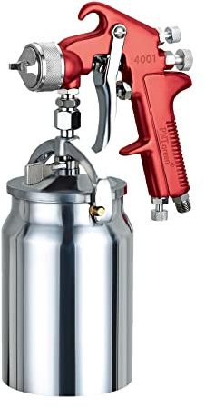 PNTGREEN HVLP Spray Gun Air Paint Sprayer Siphon Feed 1000CC Capacity, with 1.8mm Nozzle Professional Spray Guns for Painting Cars