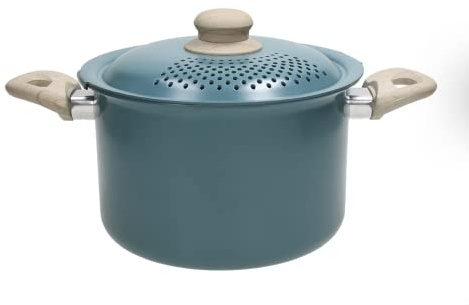 Tognana PENTOLA 22 CM con Coperchio Forato Cottura Healthy