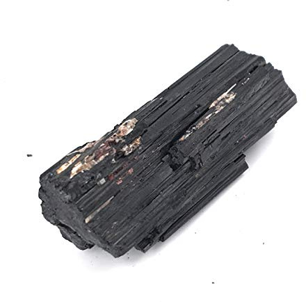 Schwarzer Turmalin Catedral in Rohqualität Extra 100% Naturstein Schutz (150g bis 200g)