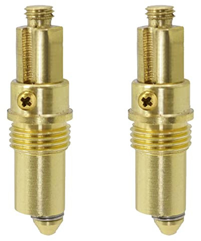 JINXM 2pcs Basin Pop Up Clack Slotted Plug Bolt Assembly Basin Pop Up Click Clack Plug Bolt Replacement Assembly Screw for Most Sink Bath Tub Basin Drain Stopper