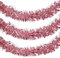 BELLE VOUS Ghirlanda Natalizia Scale (3pz) - 3 m Ghirlanda Natalizia Rosa Oro per Albero di Natale - Ghirlanda Rosa Natale per Pareti, Finestre, Ringhiere e Soffitto - Decorazioni Natalizie per Feste