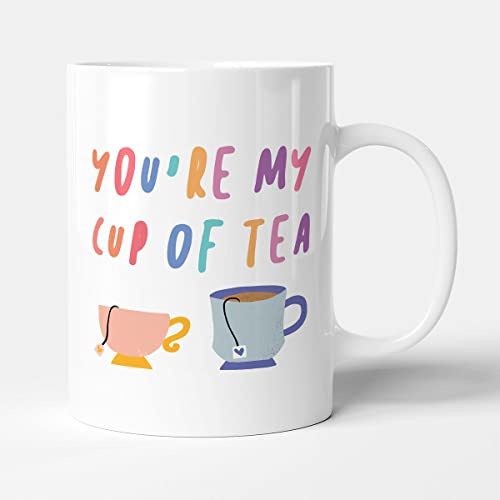 Victorian Printing Co - You're My Cup of Tea - Funny Gift Anniversary Mug, Ceramic, 11fl.oz.