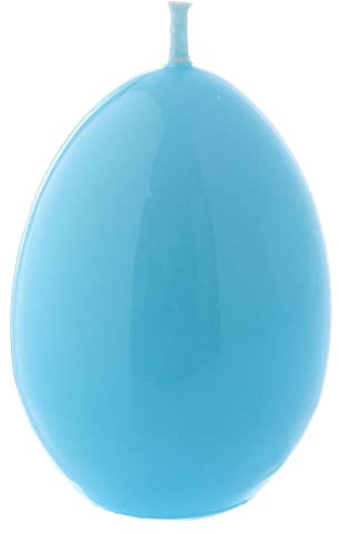 Holyart Kerze Eiform Siegellack hellblau 4.5cm