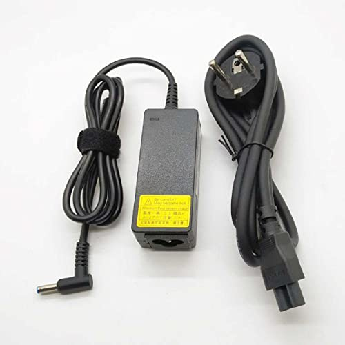 PIEZAS-PORTATILES.COM Reemplazo de Cargador Adaptador Compatible HP Envy Pavilion TouchSmart 11 13 14 15;Chromebook 11; Pavilion Split x360 x2 740015-001 845611-001 19.5V 2.31a Punta 4.5mm*3.0mm 45w