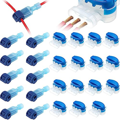3 Way Wire Connectors Quick Splice Electrical Wire Terminals Electrical IDC 314-box Wire Connectors Locks Wire Connector T Tap Wire Connection Quick Disconnect Kit