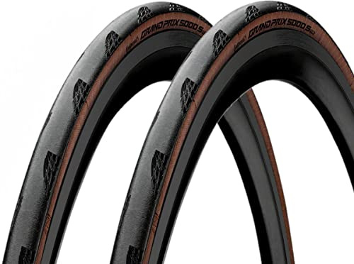Continental Grand Prix 5000 S TR 700x25 Schwarz/Transparent - Tubeless Ready - 2 Stück Reifen