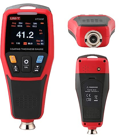 UNI-T UT343E Intelligent Digital Display Coating Thickness Gauge Paint Thickness Gauge Bluetooth Communication