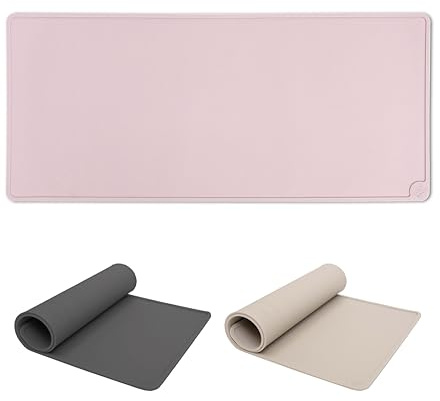 LucyBalu® Square Tapis de gamelle rectangulaire XL en Silicone I Rose