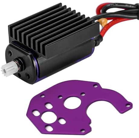 INJORA 050 Pro Brushed Motor 50T with Motor Mount and Heat Sink for SCX24