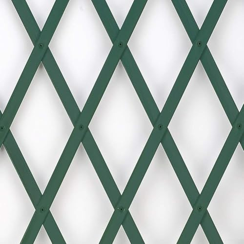 Honseadek Enrejado expandible de pared de plástico, crepé de vid expandible, valla de PVC para jardín, valla de jardín verde, enrejado de jardín, valla (1 unidad)