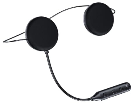 CGACCSD Altoparlanti per Casco da Moto Cross - Citofono per Casco Moto,Cuffie senza fili con Intercom Intelligente Controllo Musicale e Chiamate Ultra-Sottile 12mm per Uomini Donne Adulte