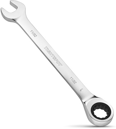 TIGHTSPOT 11/32 Inch Ratchet Spanner - Hardened, Tight-Spot Tool