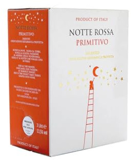 Salento IGP Primitivo Notte Rossa, 3 ℓ, Bag in Box