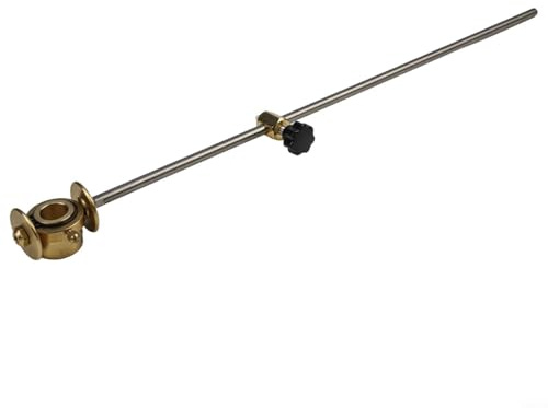 UrbanHui Plasmaschneider Fackel Kreiswalzenführung Rad Schneidwerkzeug für Schweißen und Metallarbeiten, Kupfermaterial, 47 cm Länge