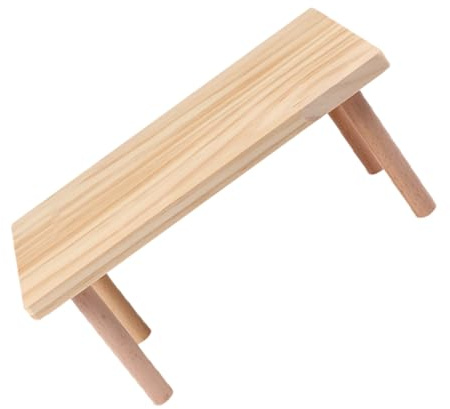 SOIMISS Holzplattform für Hamsterkäfig Zweite Etage aus Massivem Kauresistentem Holz Erweiterter Lebensraum für Kleintiere Stabile Kletterplattform für Zwerghamster und Andere Nager