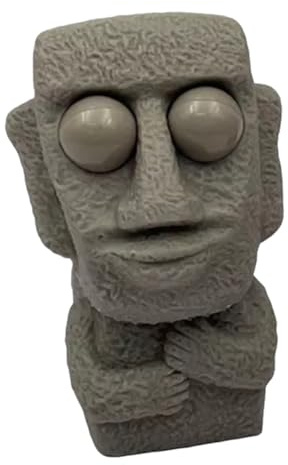 Jouet Squishy Anti-Stress Rigolo à Yeux Exorbités, Figurine Animale à Presser, Gadget Amusant pour Enfant et Adulte, Surprise Aléatoire, Idée Cadeau Anniversaire et Divertissement, Multicolore