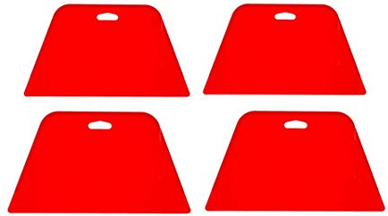 MIZORLIE Smoothing Tool-Wallpaper flexible Smoothing Tools, Plastic Spreader Scraper for Adhesive Contact Paper Application Installing Window Film Craft and Painting (4 Pack)