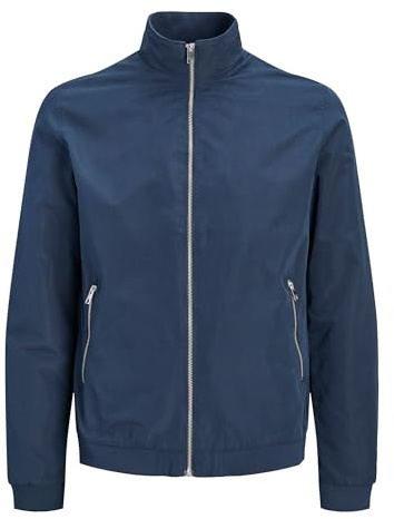 Jack and Jones - Giacca bomber da uomo, Giacca blu navy., S