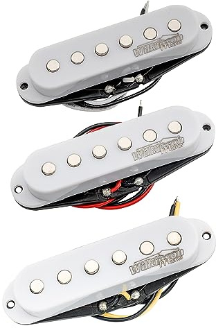 Wilkinson M Series Vintage 60's Keramik Single Coil Tonabnehmer Set Weiß | für Strat Style E-Gitarre