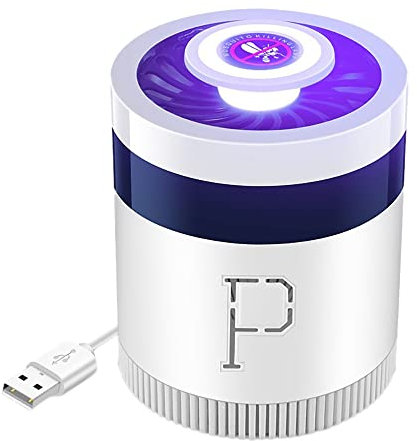 Oikabio Lampe Anti-Moustique Ultraviolette USB Veilleuse LED PièGe à Insectes Anti-Moustiques Convient pour Chambre Chambre B