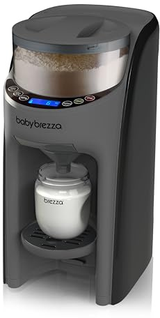 Baby Brezza Formula Pro Advanced Formula Dispenser Machine - Automatically Mix a Warm Formula Bottle Instantly - Easily Make Bottle with Automatic Powder Blending, Charcoal