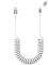 USB auf Lightning und USB C Spiralkabel 2 in 1 Android Auto & Carplay Kabel [3A & MFi & Daten] USB Spiralkabel kurz mit USB C und Lightning Anschluss für iPhone 16/15/14/13/12/Galaxy/Android
