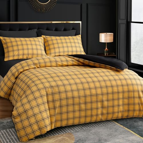 Grace Super King Duvet Set - Premium Microfiber Reversible Superking Duvets Sets (260 x 220 cm) 3 Pcs - Ultrasoft Hypoallergenic Luxury Quilt Cover Bedding Set With Zipper Closure