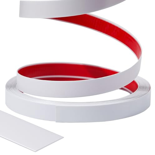JSIWOTH 6M x 6.4mm Peel and Stick Waterproof Molding Trim