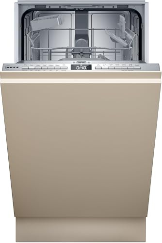 NEFF S855EKX33E, N 50, Smarter Geschirrspüler Vollintegriert, 45 cm, Besteckschublade, Flex I Korbsystem, Favoriten Programm, starke Reinigungsleistung, Open Dry automatische Türöffnung, Aqua Stop