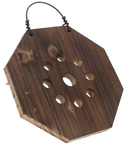 OFFSCH Jardinière Murale Suspendue en Bois pour Fougère Corne De Cerf De Place Facile À Installer Décorative