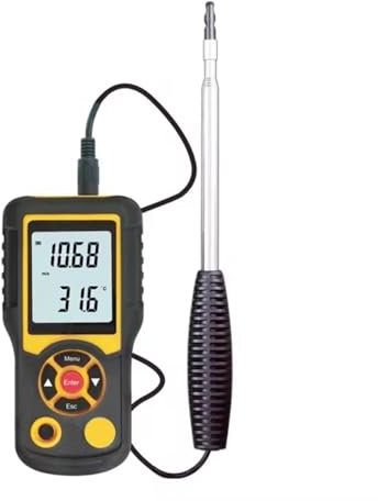 HT-9830 Anemometer Digital Wind Speed Profession With Temperature Tester USB Interface 0~25m/s Anemometer Wind Sensor