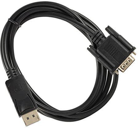 DOITOOL 1.8m Cable De Conversión De Vga Adaptador De Displayport Vga Cable De Monitor De Metros para Ordenador Portátil Pc De Escritorio Monitor y Proyector