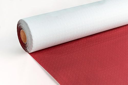 Rollo de Mantel Papel Fondo Color 1x100 m – 42gr/m² | Tintado por una Cara | Color Burdeos | Rollo Individual | Ideal para Hostelería, Eventos y Decoración de Mesas