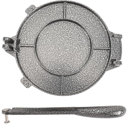 Prensa de tortillas, aleación de aluminio, Manual, máquina para hacer tacos, herramienta de cocina para el hogar, 20x16cm