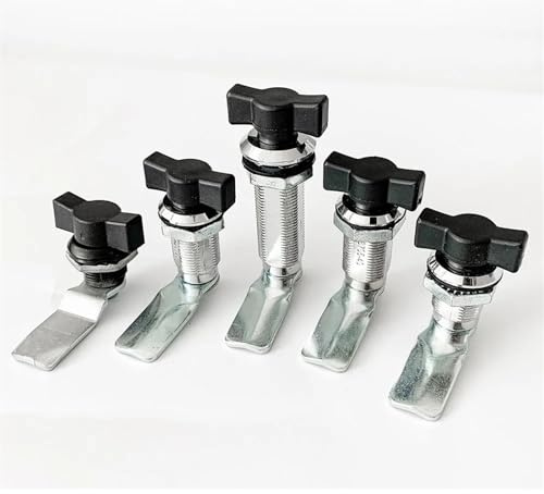 MS714-2 Electric Cinet T-Handle Turnkey Lock Ms722 Iron Sheet Switch Door Double Wing 1Pcs(H 36mm)